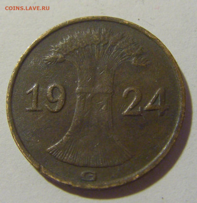 1 пфенниг 1924 G Германия №1 12.01.2023 22:00 МСК - CIMG9011.JPG