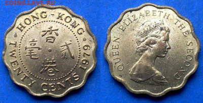 Гонконг - 20 центов 1979 года до 13.01 - Гонконг 20 центов, 1979