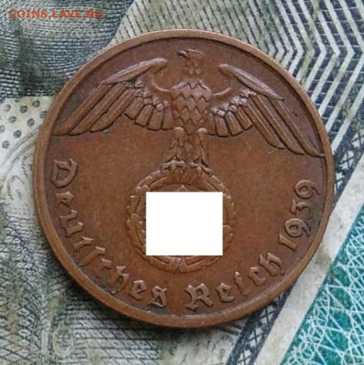 Германия 1 пфенниг 1939 года двор А до 11.01.2023 - IMG_20230107_064649