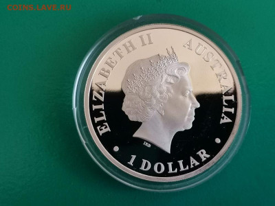 1 доллар 2012 Австралия - Варан, серебро, до 13.01 - ЯЯ Открой Варан-2