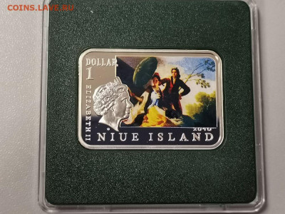 1 доллар 2010 Ниуэ- Франциско Гойя, Ag999, до 13.01 - ЯЯ Художн- Гойя-2