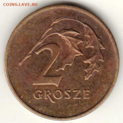 ПОЛЬША 2 гроша 1991 г. до 14.01.23 г. в 23.00 - 051