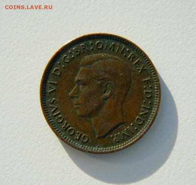 Великобритания 1 фартинг 1941г.(Фауна)С рубля! до 12.01.23 - DSCN5959.JPG