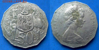 Австралия - 50 центов 1976 года до 13.01 - Австралия 50 центов, 1976