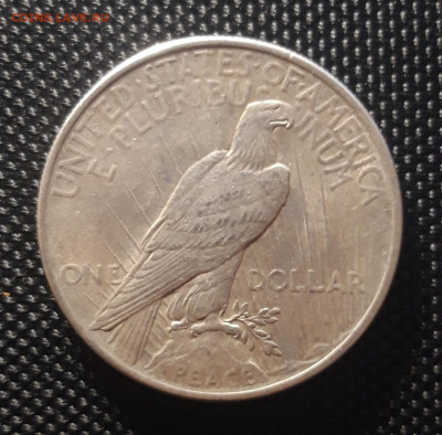 1 доллар США, "мирный", 1924 г., до 13.01.23 - 20230107_134246