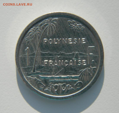 Французская Полинезия 1 франк 1999г.(Лодки)С рубля! до 12.01 - DSCN5941.JPG