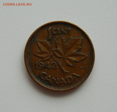 Канада 1 цент 1942 г. С рубля! до 12.01.23 - DSCN5922.JPG