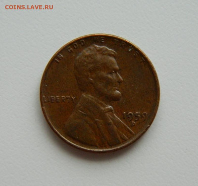 США 1 цент 1959 г. "D" С рубля! до 12.01.23 - DSCN5898.JPG