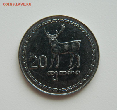 Грузия 20 тетри 1993 г. (Фауна) С рубля! до 12.01.23 - DSCN5774.JPG