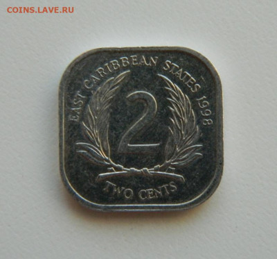 Восточные Карибы 2 цента 1998 г. С рубля! до 12.01.23 - DSCN6041.JPG
