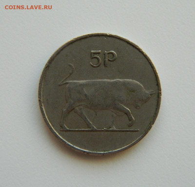 Ирландия 5 пенсов 1970 г. (Фауна) С рубля!  до 16.01.23 - DSCN5991.JPG