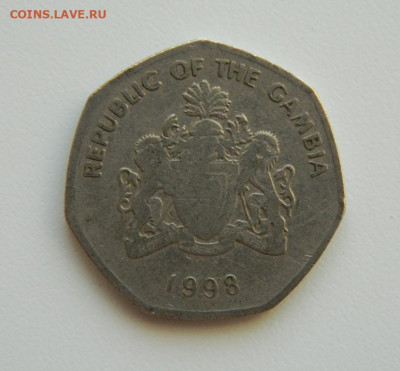 Гамбия 1 даласи 1998 г. (Фауна) С рубля! до 16.01.23 - DSCN6036.JPG