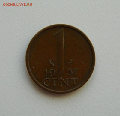 Нидерланды 1 цент 1957 г. С рубля! до 16.01.23 - DSCN6143.JPG