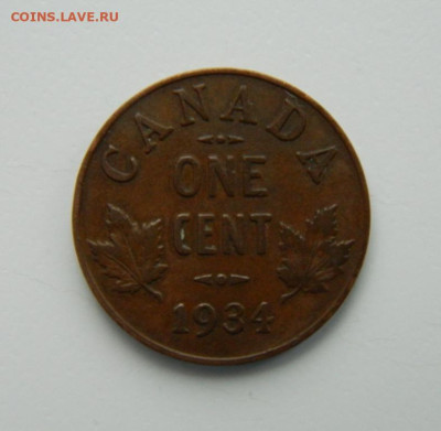 Канада 1 цент 1934 г. С рубля! до 16.01.23 - DSCN6153.JPG