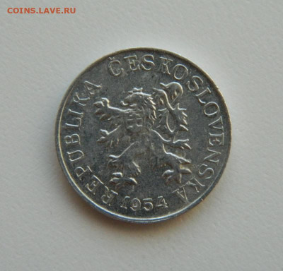 Чехословакия 3 геллера 1954 г. С рубля! до 16.01.23 - DSCN6106.JPG