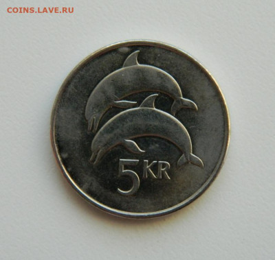 Исландия 5 крон 2008 г. (Фауна) С рубля! до 16.01.23 - DSCN6090.JPG