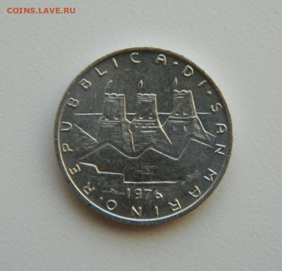 Сан-Марино 5 лир 1976 г. С рубля! до 16.01.23 - DSCN6068.JPG
