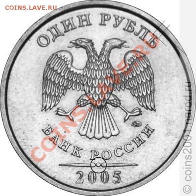 1рубль2005ммд шт. А или Б - 1r05mb1