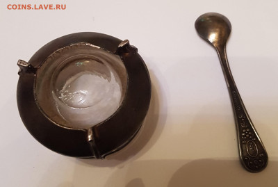 солонка с ложечкой. эмаль. СССР. до 16.01. - 20210930_200454