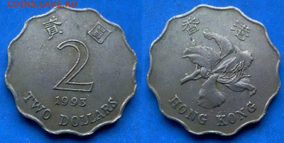 Гонконг - 2 доллара 1993 года до 17.01 - Гонконг 2 доллара, 1993