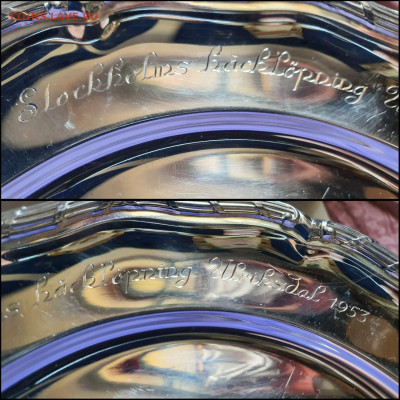 Блюдо-поднос серебро Швеция вес 299гр. 800 проба До 17.01 - IMG_20230112_135644