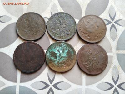3 копейки 1852-1862, 6 штук до 15.01.2023 - 6тр (6)