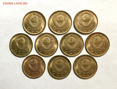 1 копейка 1949, 10 монет - 21F6F998-7D0F-4822-B095-133324AE6DB5