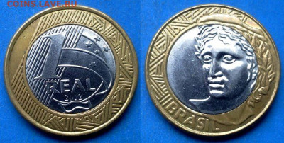 Бразилия - 1 реал 2012 года (БИМ) до 21.01 - Бразилия 1 реал, 2012