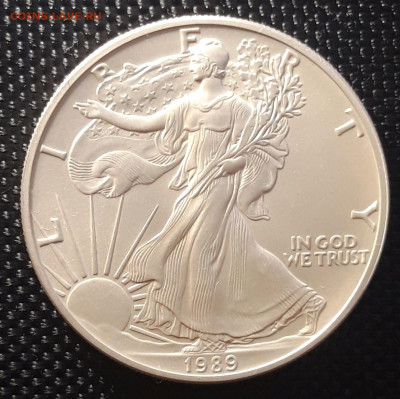 1 доллар США, "Шагающая свобода", 1989г., до 21.01.23 - 20230115_125919