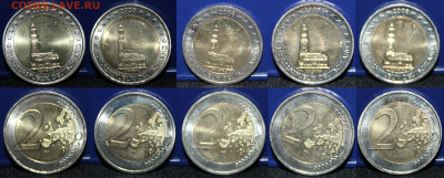 5 юбилейных 2 евро Гамбург, разн монет дворы 18.01.23. 21-00 - Панорама3