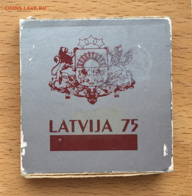 Латвия 2 лата 1993 75 лет Латвийской республике Proof - IMG_4325.JPG