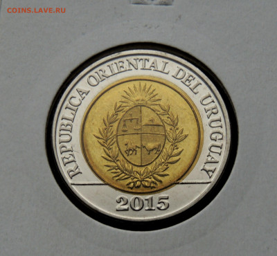 Уругвай 10 песо 2015 - Уругвай 10 песо 2015 .JPG