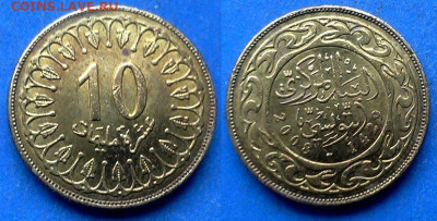 Тунис - 10 миллимов 2008 года до 23.01 - Тунис 10 миллимов, 1429 (2008)