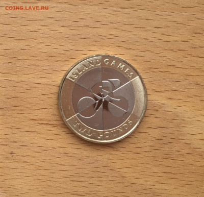 биметалл Гибралтар 2 фунта 2019 Островные игры Велоспорт - IMG_4260.JPG