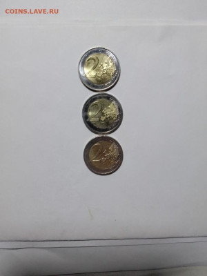 Юбилейные 2Евро 3 монеты ФИКС Marina - 2Euro 3st P Marina