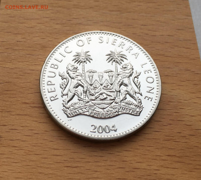 Крона Шайба Сьерра-Леоне 1 доллар 2004 Олимпийские Игры - IMG_4324.JPG