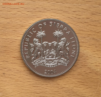 Крона Шайба Сьерра-Леоне 1 доллар 2004 Олимпийские Игры - IMG_4318.JPG