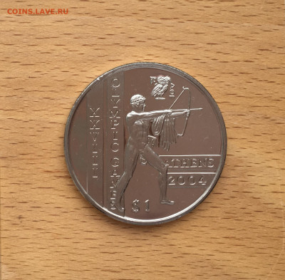 Крона Шайба Сьерра-Леоне 1 доллар 2004 Олимпийские Игры - IMG_4312.JPG