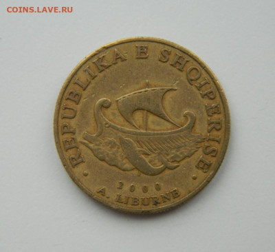 Албания 20 лек 2000 г. (Парусник) С рубля! до 23.01.23 - DSCN6529.JPG