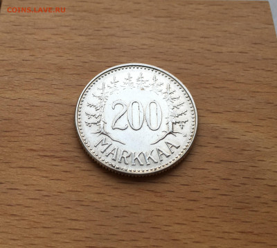 Финляндия 200 марок 1957 Серебро - IMG_4437.JPG