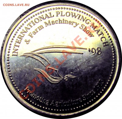 E99 Канада жетон торговый COUNTY OF FRONTENAC 14.12 в 22°° - E99 TRADE TOKEN FRONTENAC_2