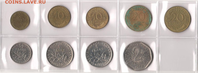 Франция 9 монет, погодовка 1960-1990 гг. До 24.01 (ВТ) - FR1.JPG
