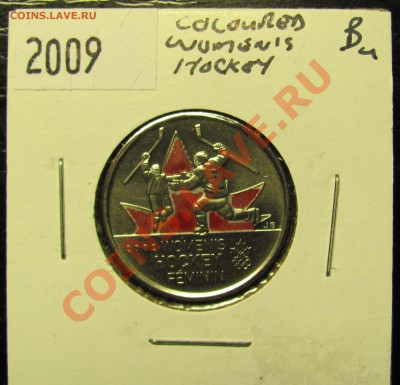 E13 25¢ Канада Хоккей жен.2009 ЦВЕТНОЙ B-UNC до 14.12 в 22°° - E13 25C Womens hOCKEY COLOR_1