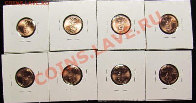 E51 1¢ США 2009 UNC 8 шт. до 14.12 в 22°° - E51 1C SET_2