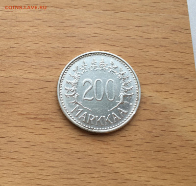Финляндия 200 марок 1956 Серебро - IMG_4442.JPG