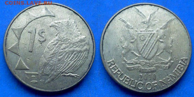 Намибия - 1 доллар 2010 года (Фауна) до 25.01 - Намибия 1 доллар, 2010