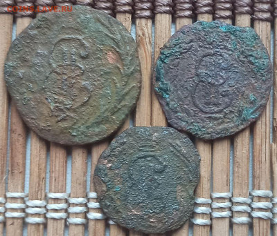 Денга, полушка 1768-70 г. КМ окон. 23.01.2023 г. 22-00 МСК. - 15