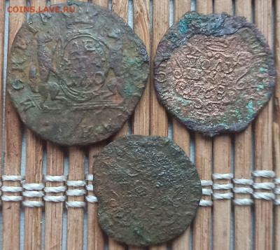 Денга, полушка 1768-70 г. КМ окон. 23.01.2023 г. 22-00 МСК. - 14