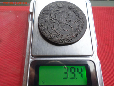 5 копеек 1782 г. КМ (вес 39,4 гр.) до 22.01.2023 г. в 22.00 - SAM_7109.JPG