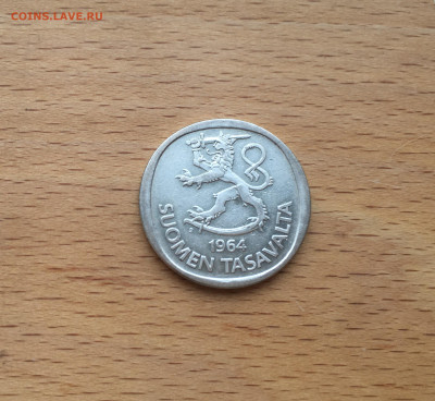 Финляндия 1 марка 1964 - IMG_4454.JPG